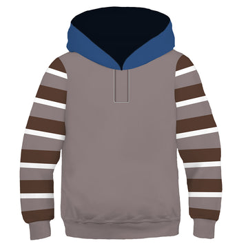 Creepypasta Ticci Toby Cosplay Sudadera Casual con Capucha para Niños